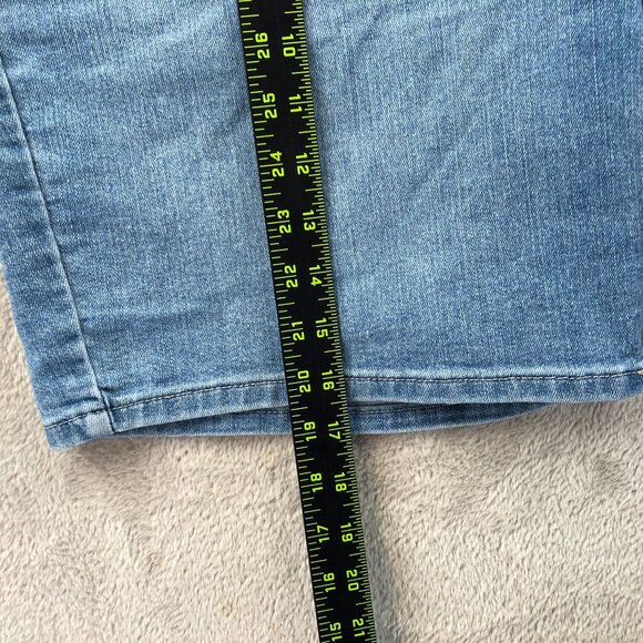 Riders By Lee Womens Jean  Shorts Size 16M Mid Rise Blue Denim Casual Summer - Picture 7 of 13